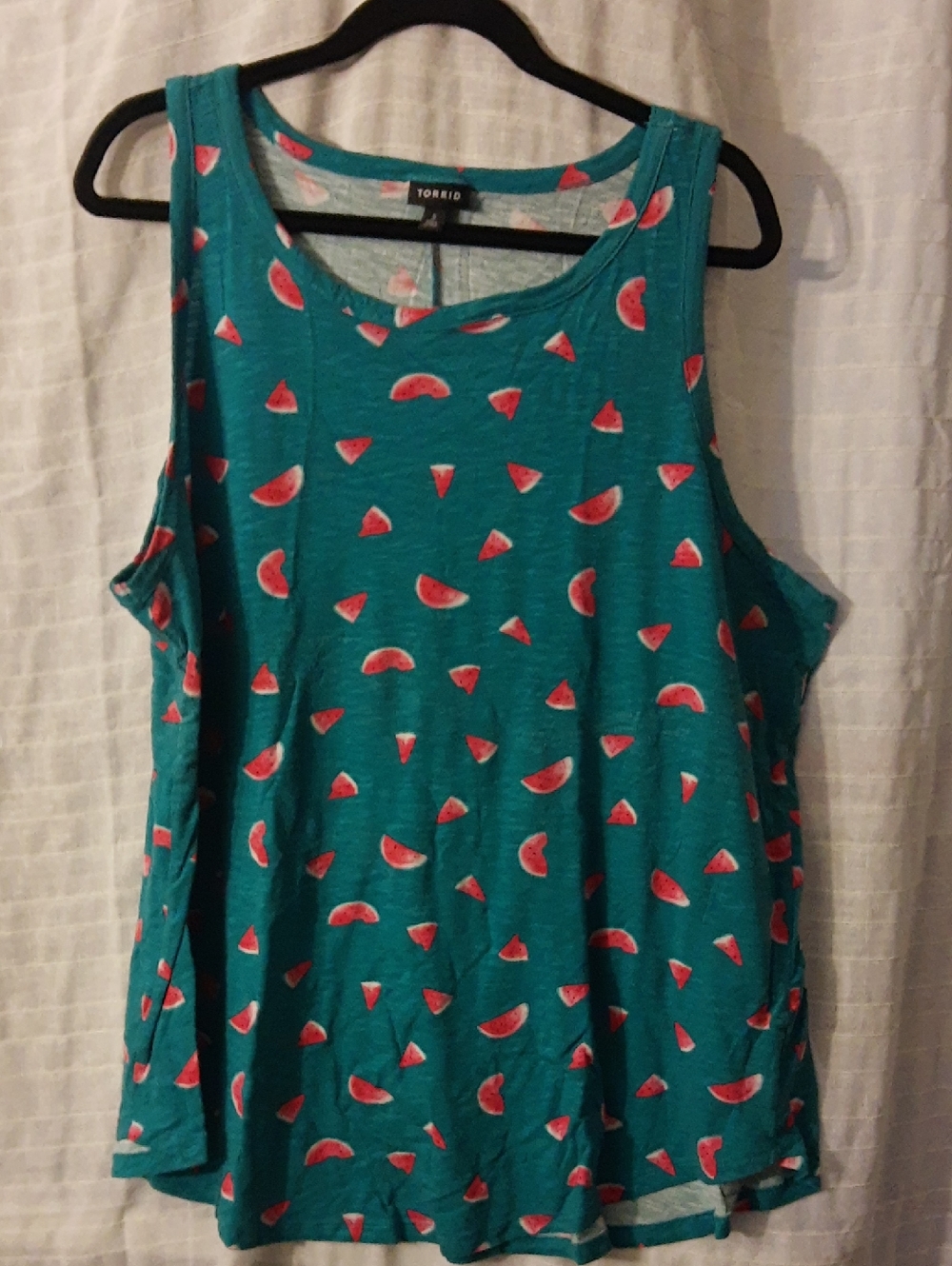 torrid Teal Watermelon Slice Tank